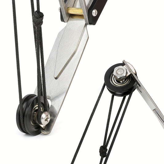 Mini Composite Bow Toy Stainless Steel Pulley Decompression