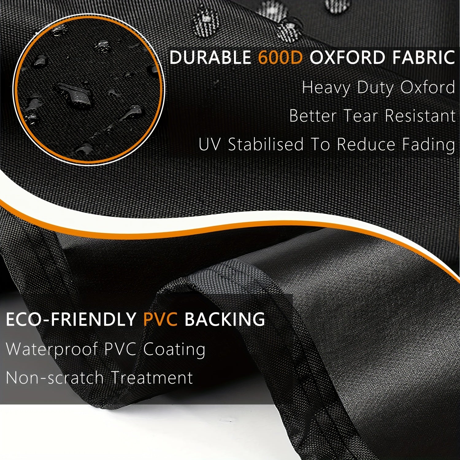 Waterproof 60-Inch Round Patio Furniture Cover