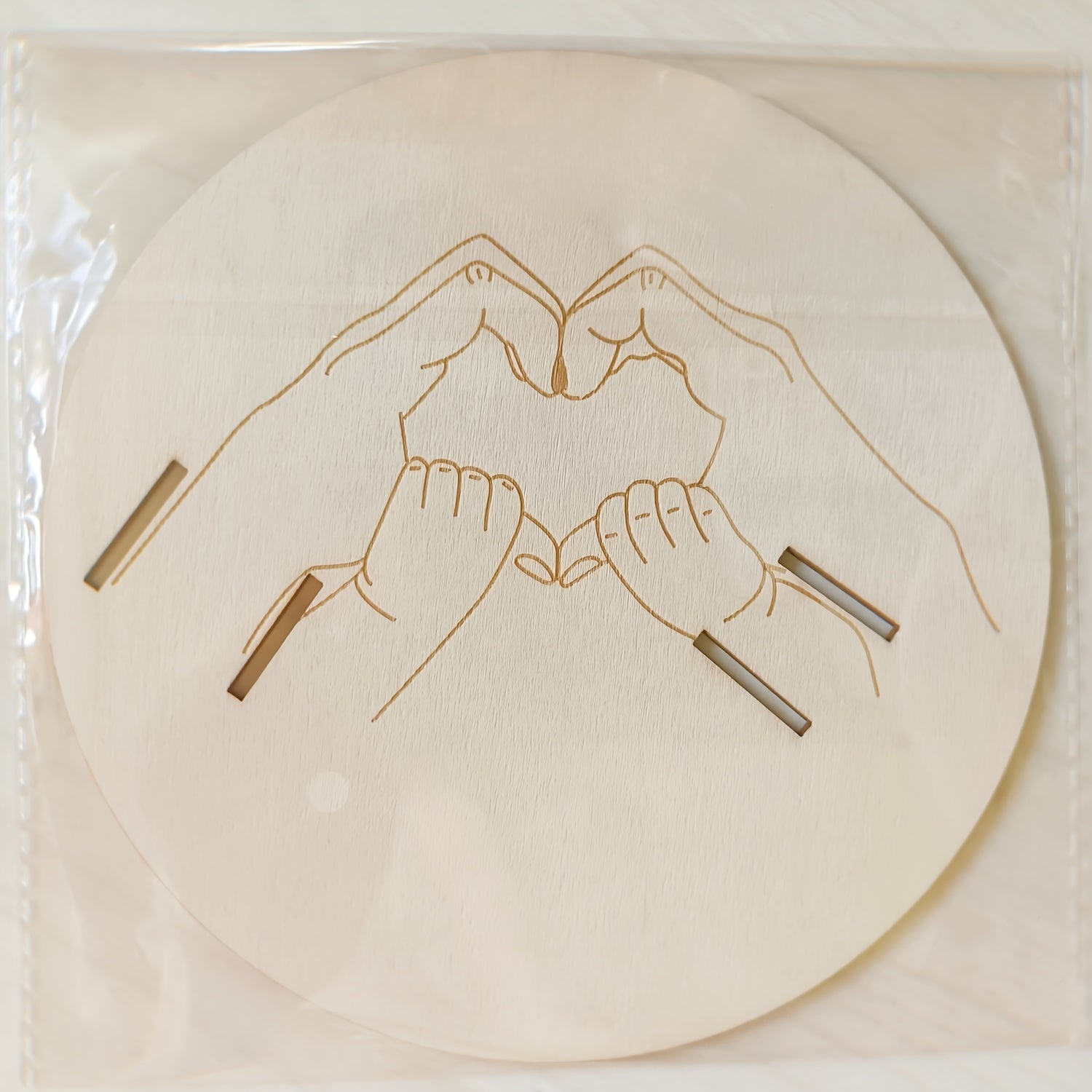 Wooden Laser Engraved Birth Bracelet Holder Keepsake Gift