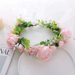 Children's Flower Wreath Hair Accessory for Wedding Party