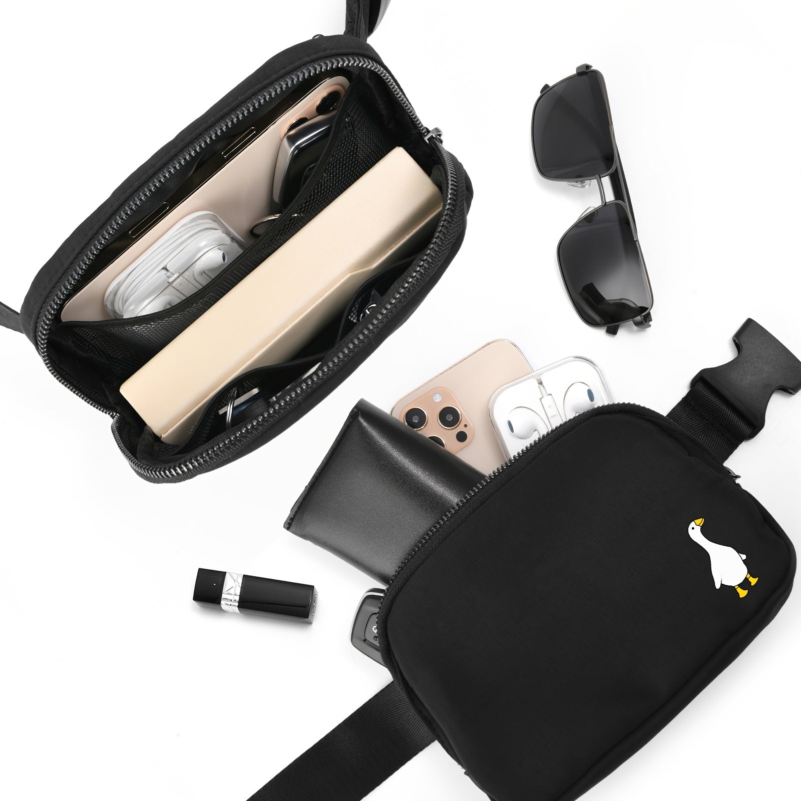 Adjustable Crossbody Bag for Exercise & Travel
