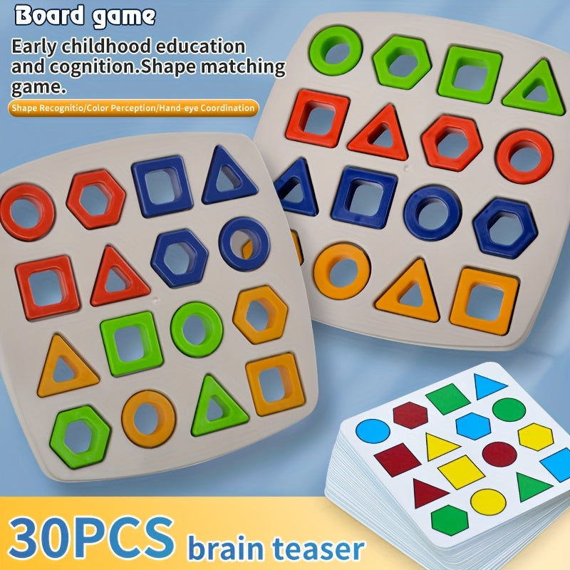 Geometric Shape Matching Toy for Toddlers