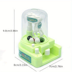 Mini Doll Machine Claw Grabbing Toy Puzzle Gift Set Improve Hands on Ability