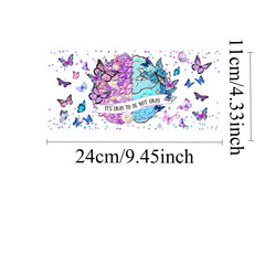 3 Pink Flower Stickers - Nature Decals for Festive Occasions