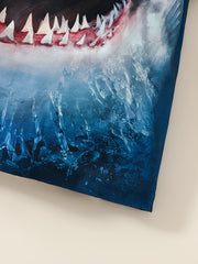 Shark Print Boys T-shirt Short Sleeve Crew Neck Summer Casual Kids