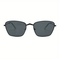 Square Frame Gradient Lens Sunglasses Thin Temple Cat Eye Glasses