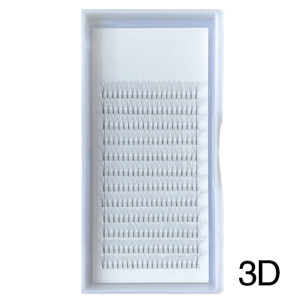 3D Short Root Premade Volume Lash Fake Eyelashes 8-15mm