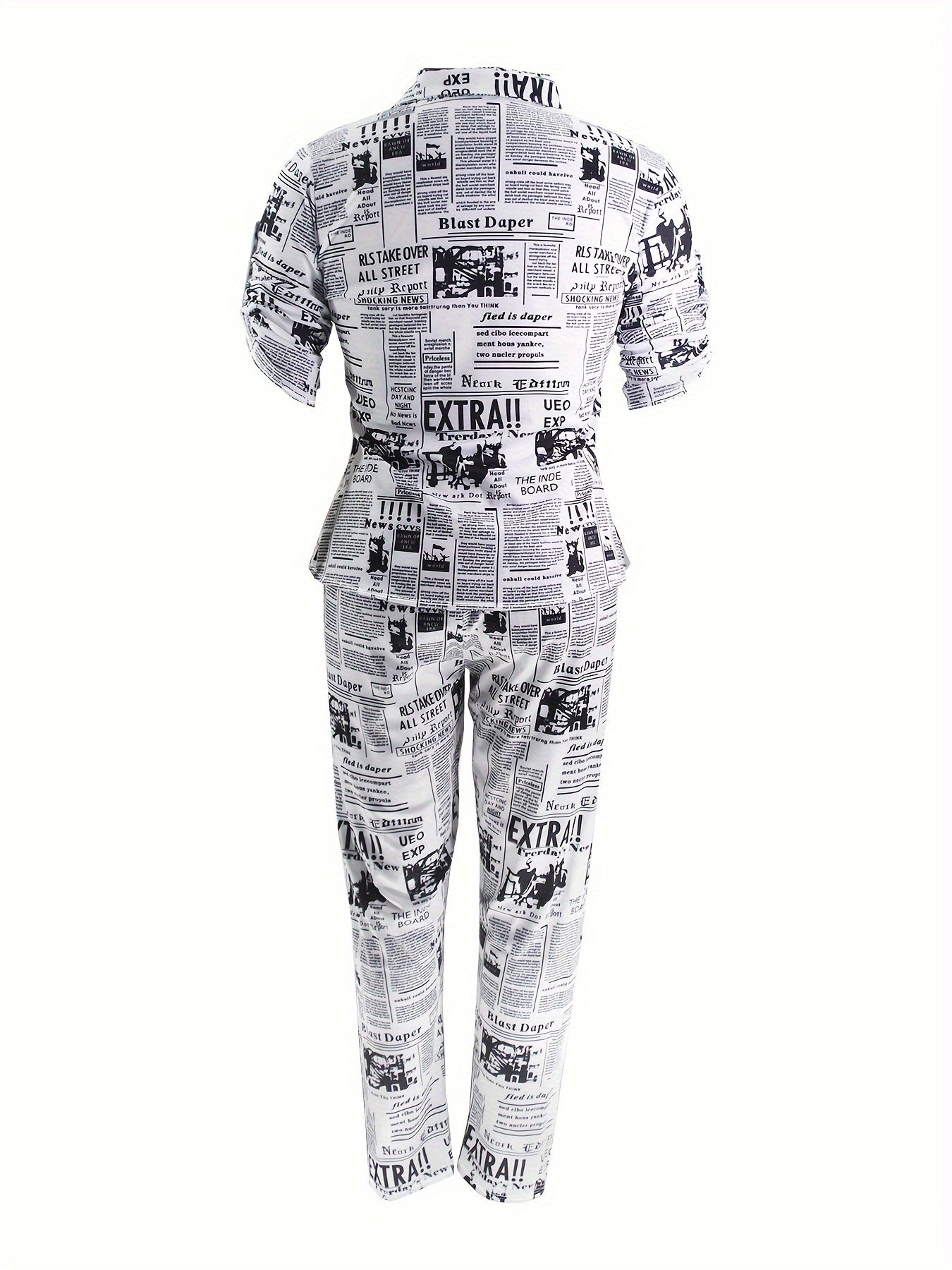  Pop Art Print Shirt & Leggings Set