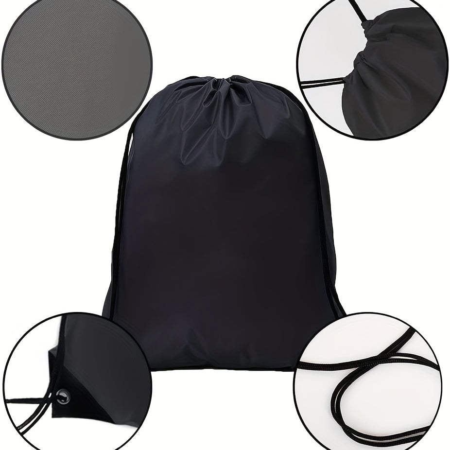 Stylish Unisex Oxford Drawstring Backpack for Gym & Outdoor