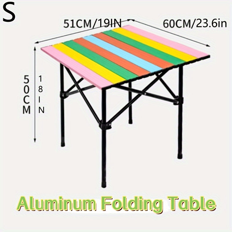 Portable Aluminum Folding Table For Outdoor Picnic