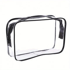 Clear Toiletry Bag With Zipper Waterproof Travel Makeup Bag