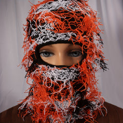 Y2K Distressed Balaclava Mask Windproof Thermal Ski Mask