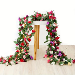 Artificial Peony Vine Silk Hanging Garland Home Decor
