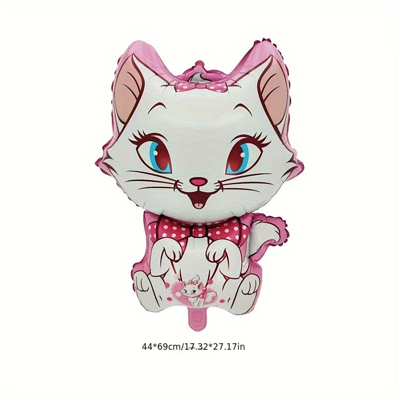 5pcs Kitten Balloon Set for Birthday Party Decoration