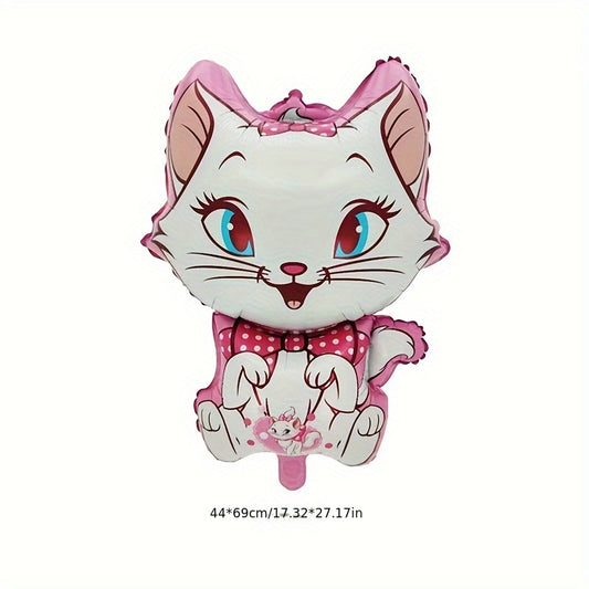 5pcs Kitten Balloon Set for Birthday Party Decoration