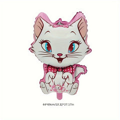 5pcs Kitten Balloon Set for Birthday Party Decoration