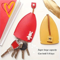 Rabbit Key Case PU Leather Key Bag Key Pouch