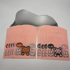 50pcs Plastic Tote Gift Bag for Retail Stores Boutique Supermarkets