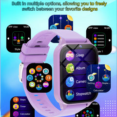 Kids' Smartwatch with Camera Pedometer Flashlight Calculator Calendar
