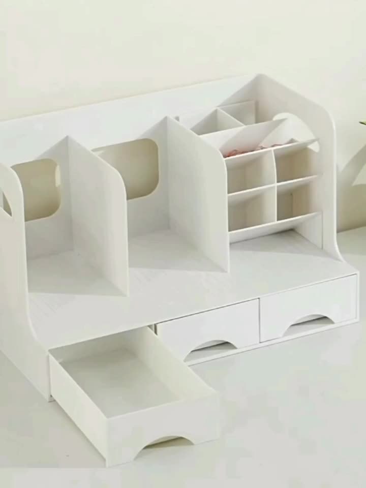 Desktop Organizer with Pen Holder & Bookend