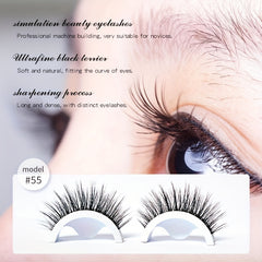 Reusable Adhesive False Eyelashes No Glue Lashes Easy to Apply