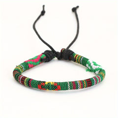 Ethnic Style Pattern Printing Woven Bracelet Men's Novelty Casual Gift Jewelry