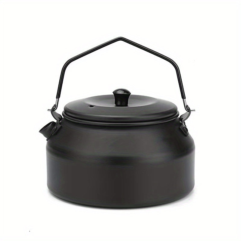 1pc Lightweight Aluminum Camping Kettle for Outdoor Hiking