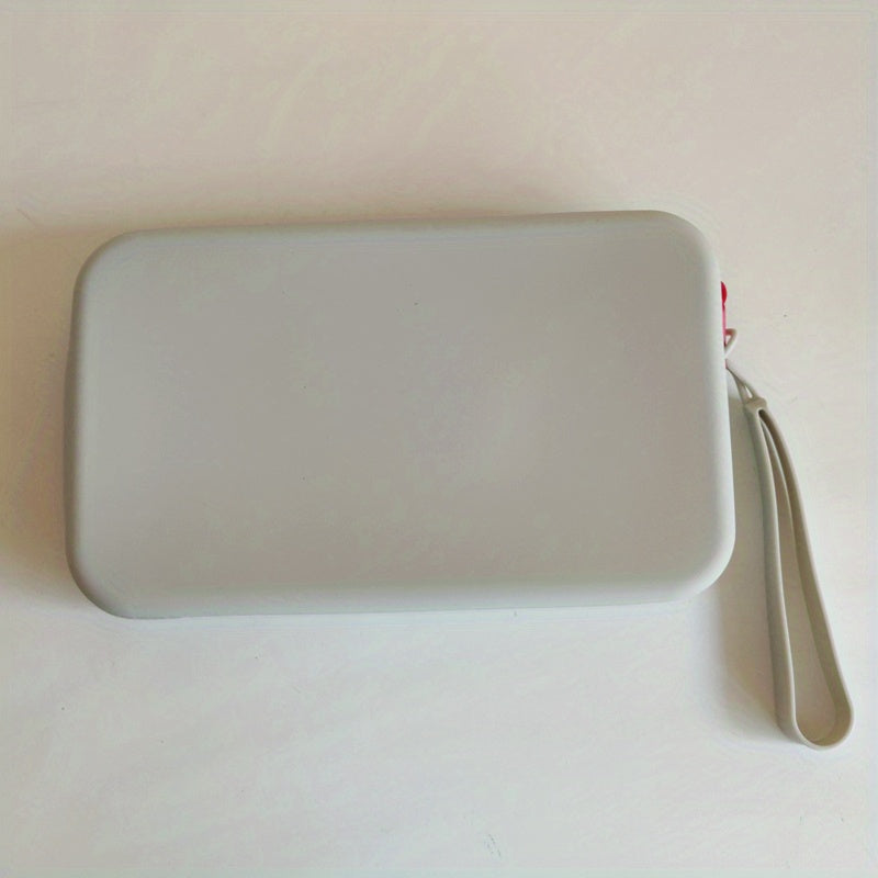 Silicone Cosmetic Bag Makeup Storage Pouch Large Capacity Waterproof