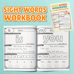 My First Sight Words Workbook - Colorful Word Recognition Activities