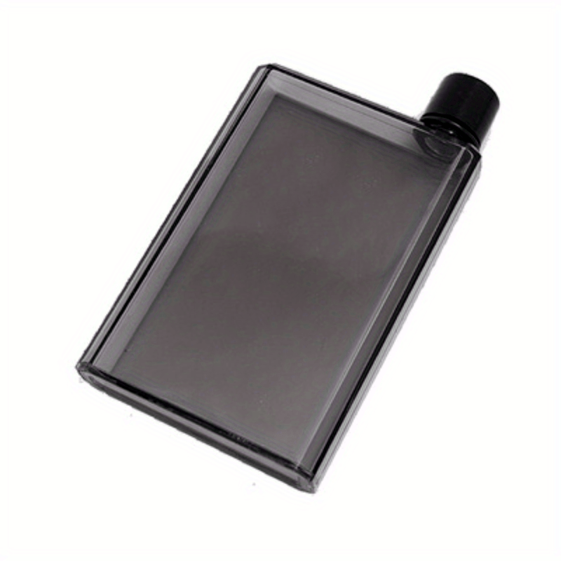 Portable Leakproof Clear Flat Water Bottle - 420ml