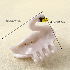 Large Acrylic Goose Hair Claw Back Head Hair Clip Non slip