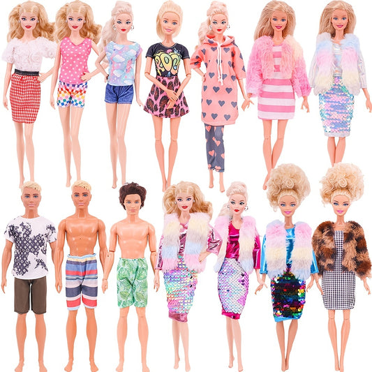 30 Cm 11 8'' Girls Doll Girls Toy Dressed Up Dress Casual Dress Children