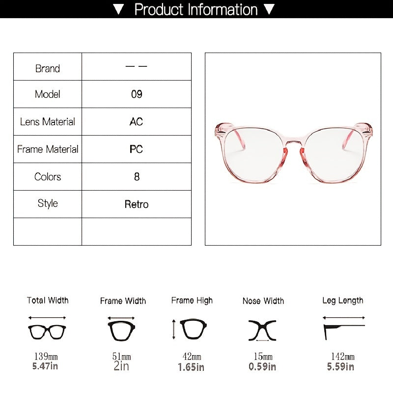 Round Light Blocking Glasses for Women