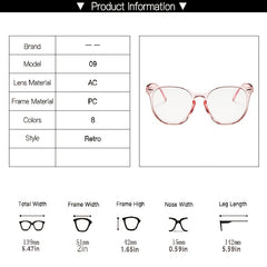 Round Light Blocking Glasses for Women