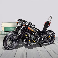 1000 pcs Retro Motorcycle Model Kit for Decoration and Unique Gift Idea