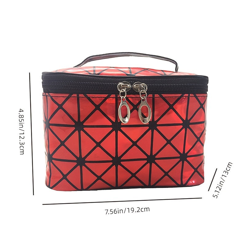 3D Laser Makeup Bag Waterproof Travel Toiletry Bag