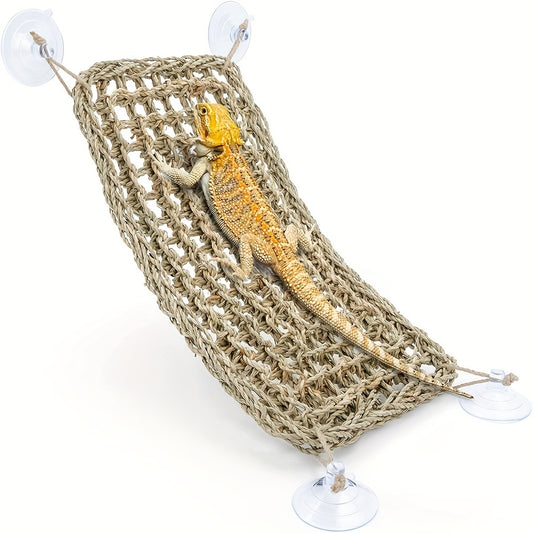 Large Lizard Lounger Hammock for Reptiles, Chameleons, and Bearded Dragons
