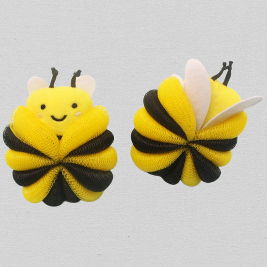 Bee Loofah Sponge Cartoon Bee Bath Sponge Shower Sponge