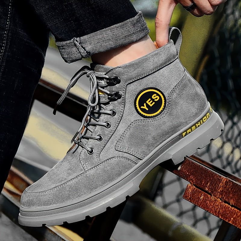 Men's Rugged Look Service Boots Casual Shoes