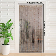 Gourd Decor Door String Curtain for Weddings Coffee Houses Restaurants
