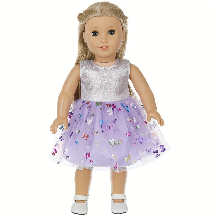 18 Inch Doll Sequin Tulle Skirt Set Doll Clothes