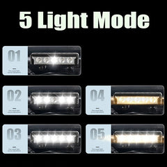USB Rechargeable Bike Light Set, Front Rear LED Cycling Tail and Headlight