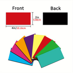 8pcs Magnetic Dry Erase Labels Name Plates Board for Locker Fridge