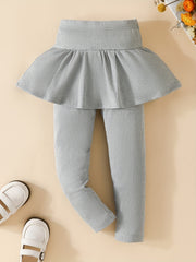 Girls' Ruffle Skort Leggings for Fall/Spring