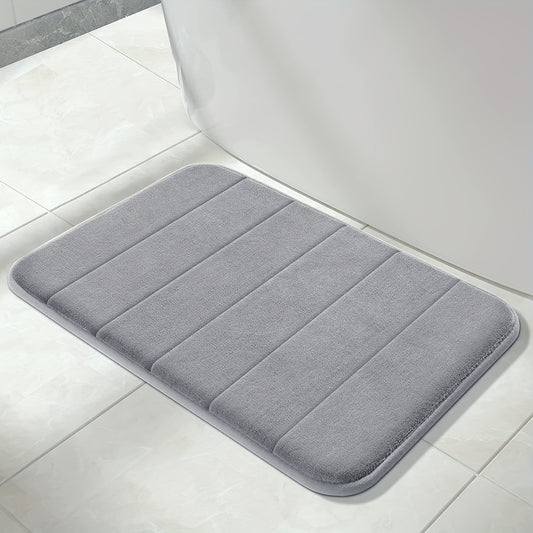 Thick Memory Foam Bath Rug Soft Non Slip Absorbent Bath Mat