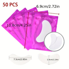 Under Eye Pads Eyelash Extension Eye Pads Hydrogel Eye Patch - 50pcs