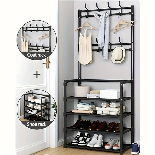 Stainless Steel Floor-standing Clothes Rack for Bedroom