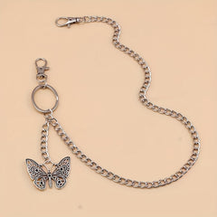 Butterfly Pants Chain Waist Chain Hollowed Out Butterfly Clothe Accessory Chain