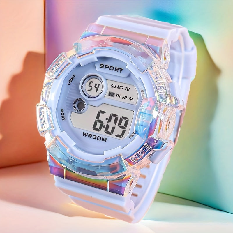 Unicorn Ins Wind Academy Forest Digital Watch with Date Display