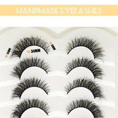 Cat Eye Natural Look False Eyelashes 7 Pairs